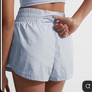 Varley Light Blue Athletic Shorts